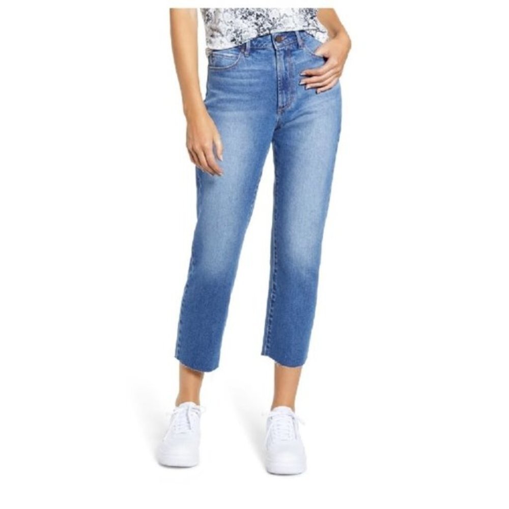 ARTICLES OF SOCIETY Kate Crop Straight Leg Jeans